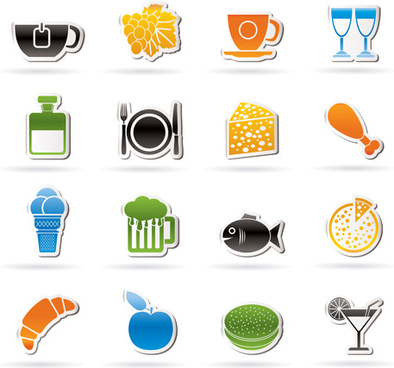 394x368 Food Icon Vector Free Vector Download (27,287 Free Vector) For