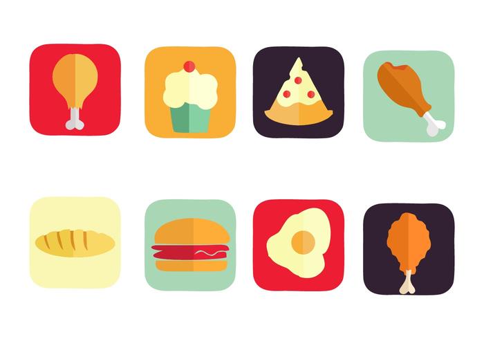 700x490 Free American Food Icons Vector