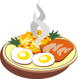 268x270 Plate Clipart Food Dish