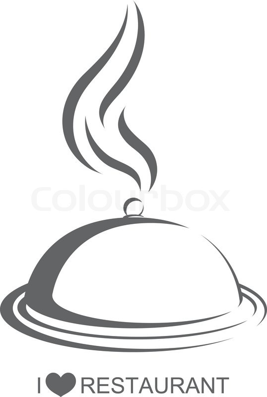 538x800 Restaurant 4, Food Platter With Cover On Isolated White Background