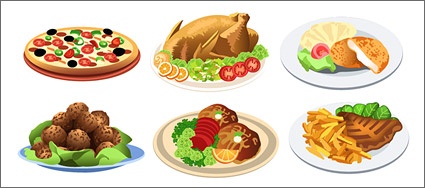 425x188 Free Download Of Western Style Food Vector Material Vector Graphic