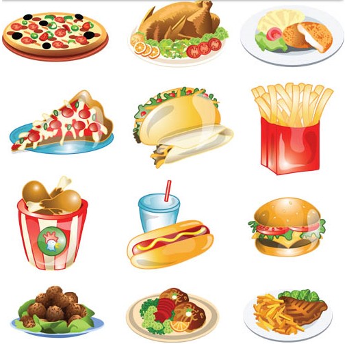 507x503 Tasty Fast Food Vector Ai Format Free Vector Download