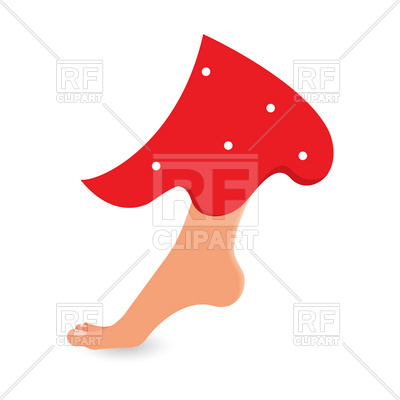 400x400 Walking Mushroom With Foot Vector Image Vector Artwork Of