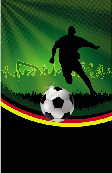 391x600 Football Night Posters Background Vector Free Vector In
