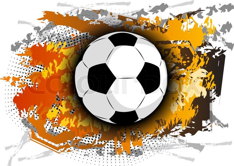 800x567 Football Theme On The Background Stock Vector Colourbox