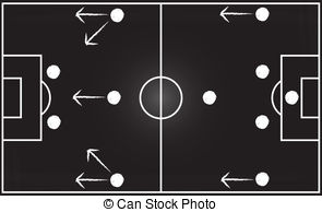 295x194 Football Field Lines Vector Clipart Illustrations 1103 Clipart