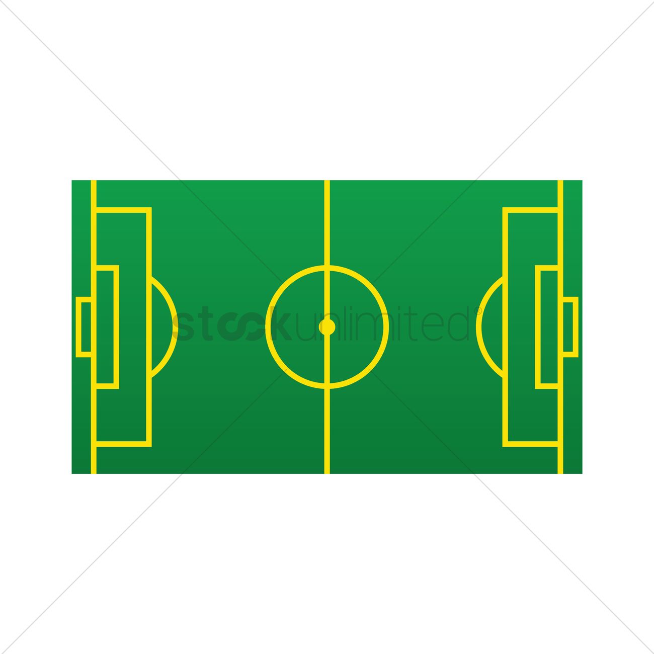 1300x1300 Football Field Vector Image