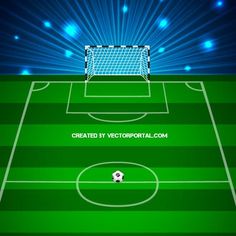 236x236 Football Field Vector Image Sports Free Vectors