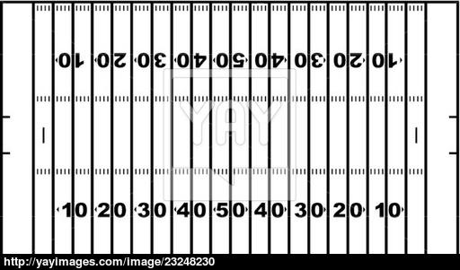 512x301 American Football Field Vector