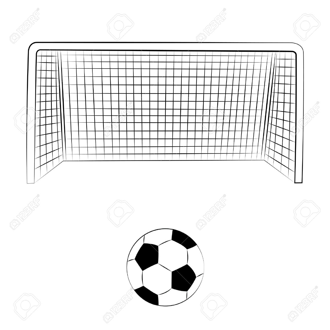 1300x1300 Collection Of Football Net Clipart High Quality, Free