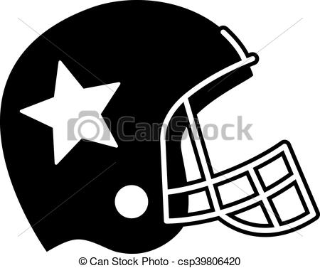 450x377 Football Helmet Vector Icon.