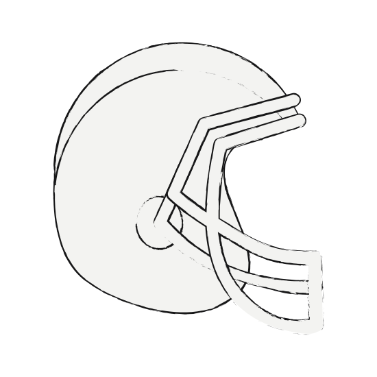 550x550 American Football Helmet Vector