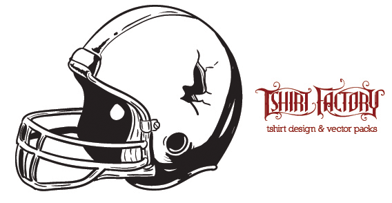 568x294 American Football Helmet Vector 123freevectors