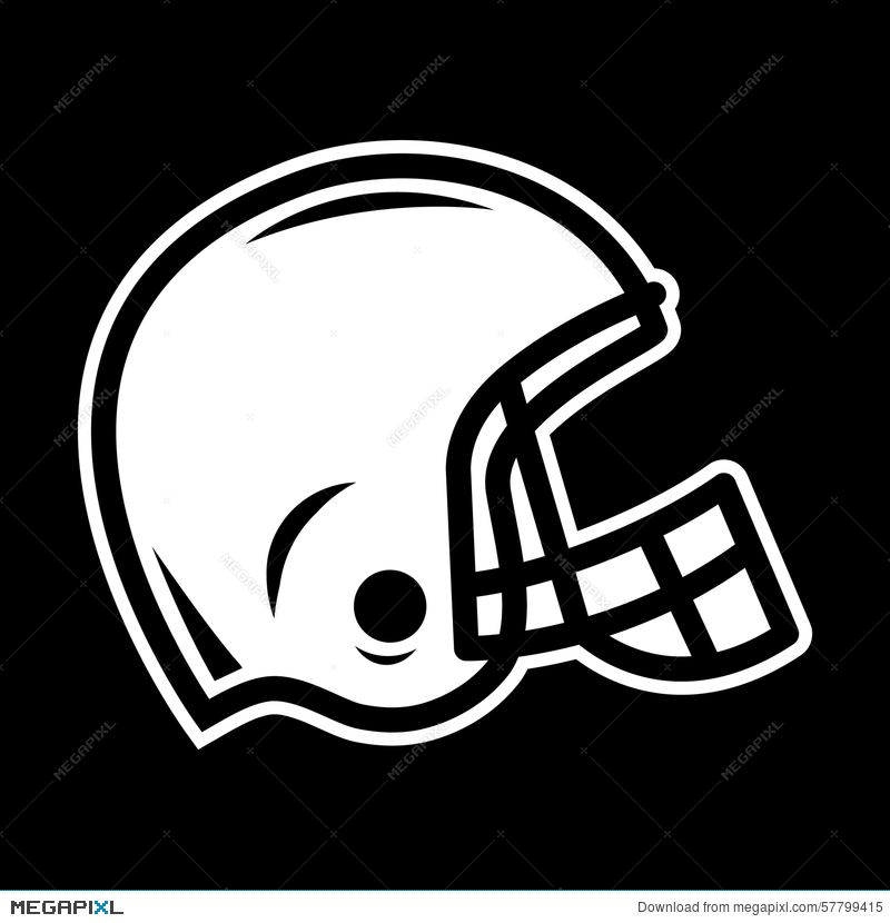 800x830 Football Helmet Vector Icon Illustration 57799415