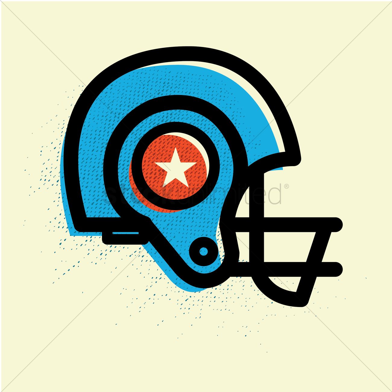 1300x1300 Free American Football Helmet Vector Image