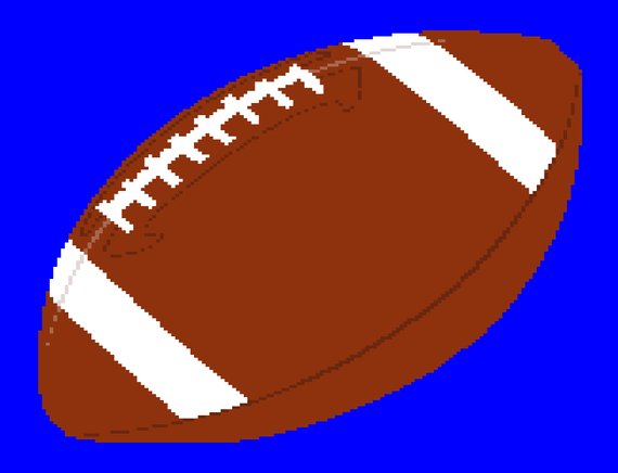 570x436 Football Tapestry Crochet Afghan Pattern Written And Graph Etsy