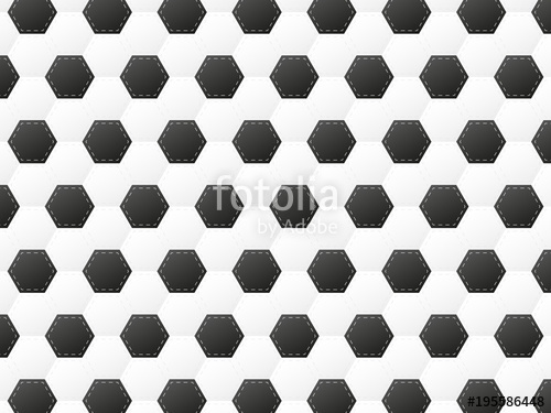 500x375 Football Or Soccer Ball Pattern Vector Illustration Stock Image