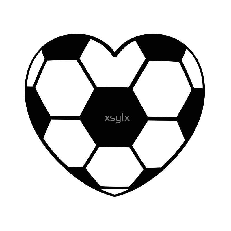 800x800 Heart Shaped Clipart Football
