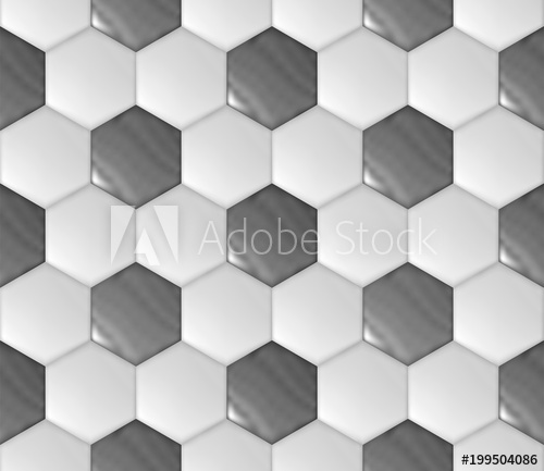 500x433 Hexagon Honeycomb Shape Vector Black And White European Soccer