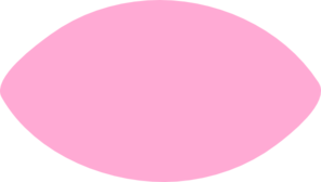 296x168 Pink Football Shape Clip Art