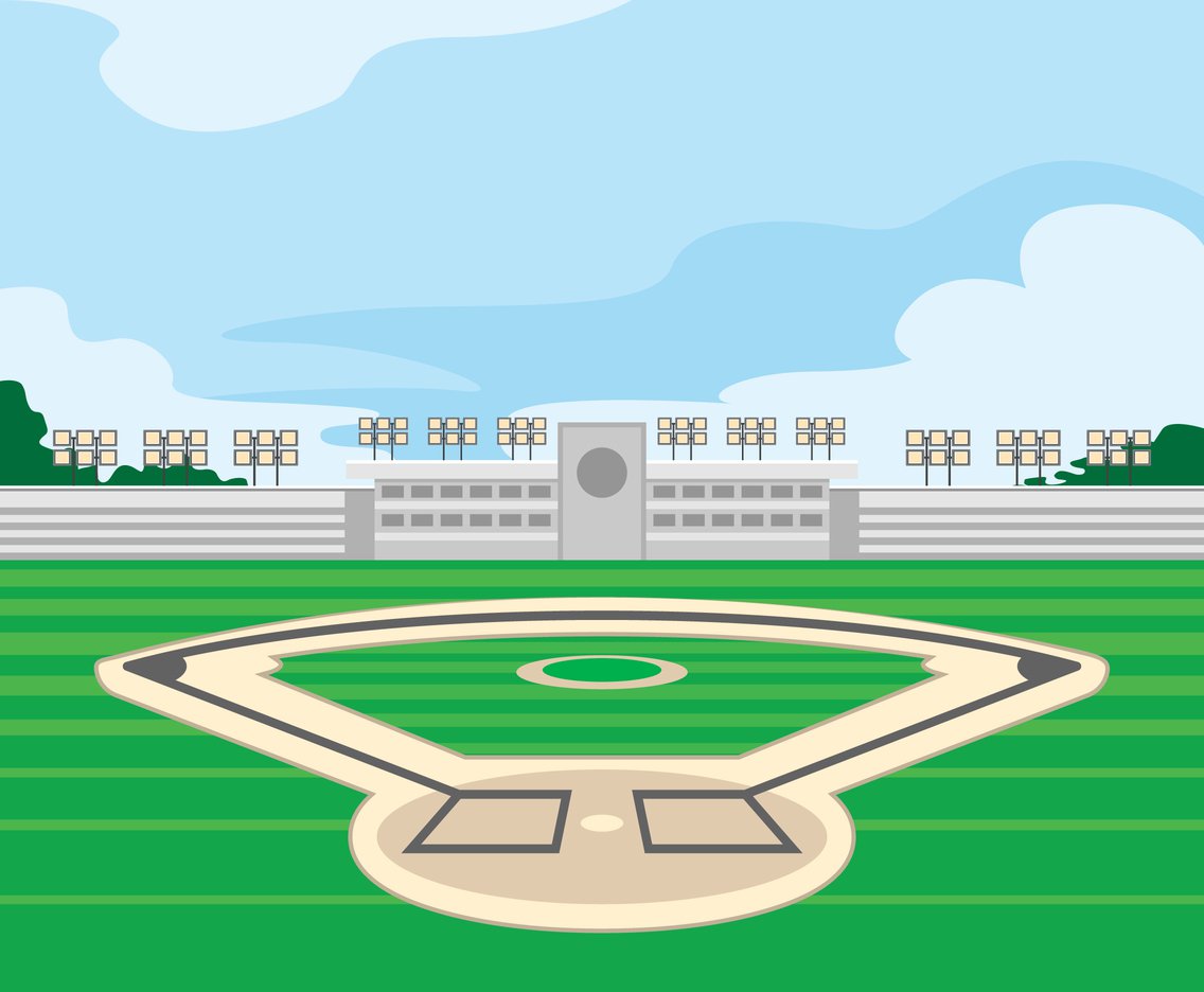 1136x936 Baseball Stadium Vector Vector Art Amp Graphics