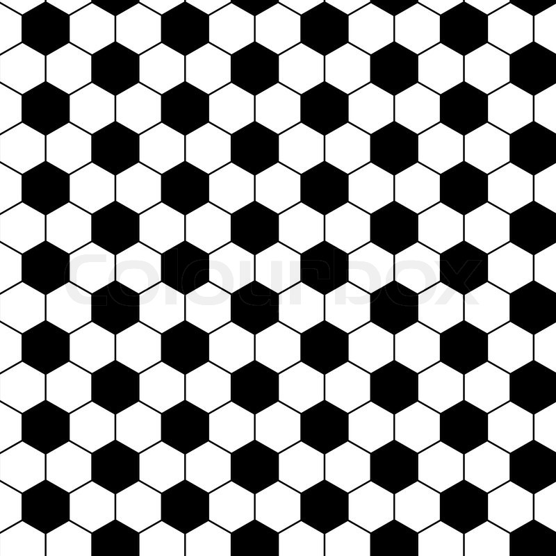 800x800 Football Seamless Pattern In Vector Black Color Stock Vector