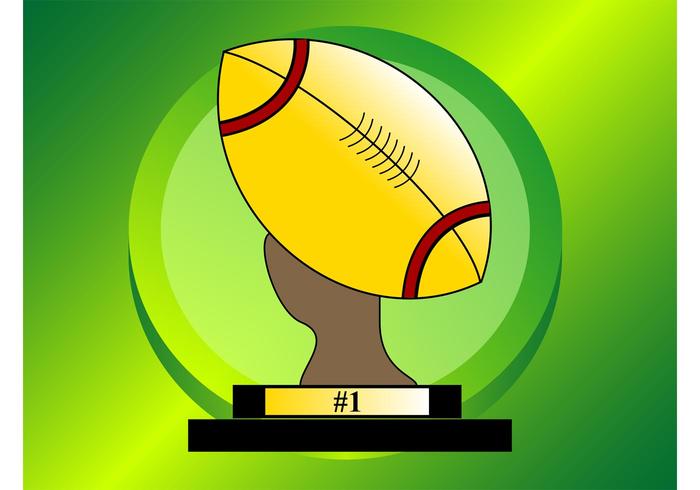 700x490 American Football Trophy