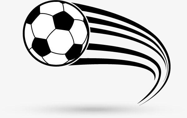 599x379 Football Vector, Football, Black And White, Movement Png And