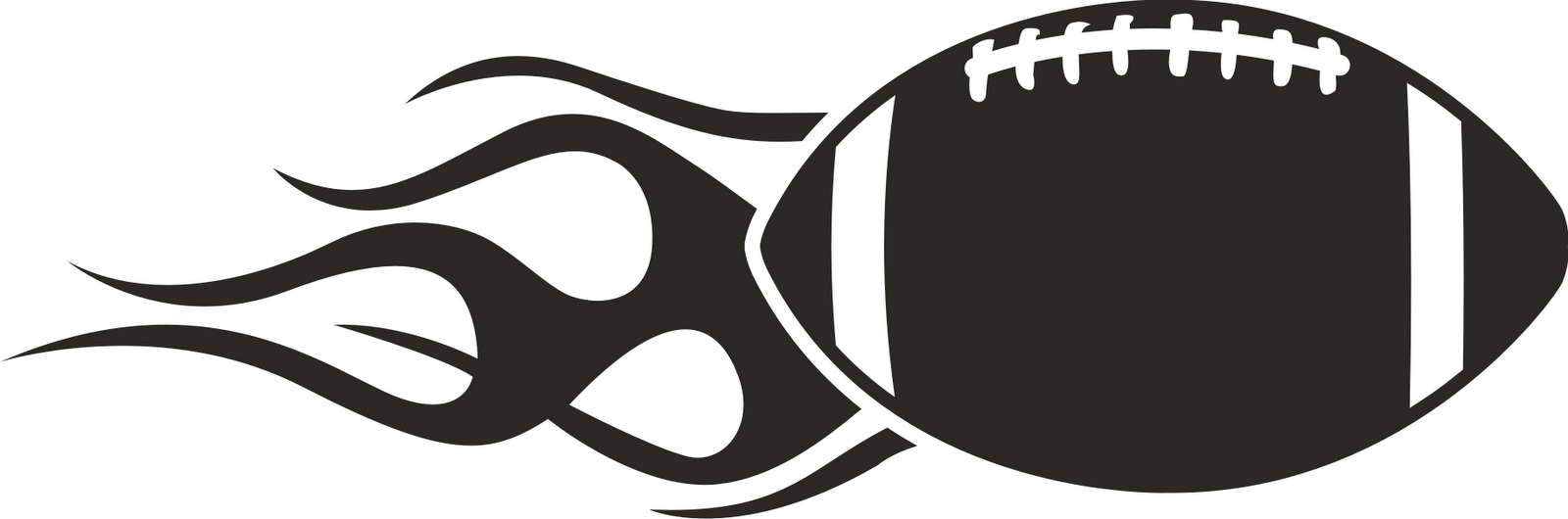 1600x530 Football Vector Clipart
