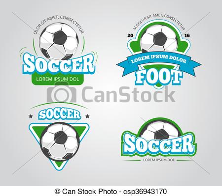 450x399 Soccer Football Vector Badges, Logos, T Shirt Design Templates
