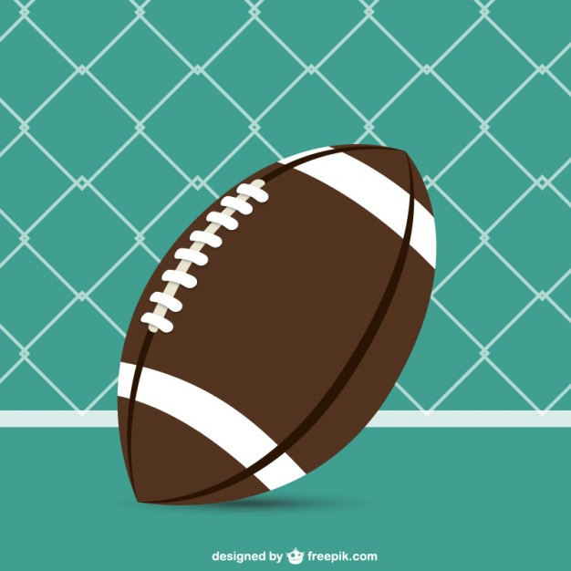 626x626 Free American Football Ball Vector Art Free American