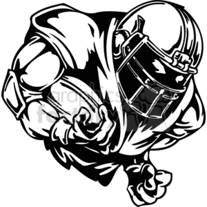 300x300 Football Clip Art Image