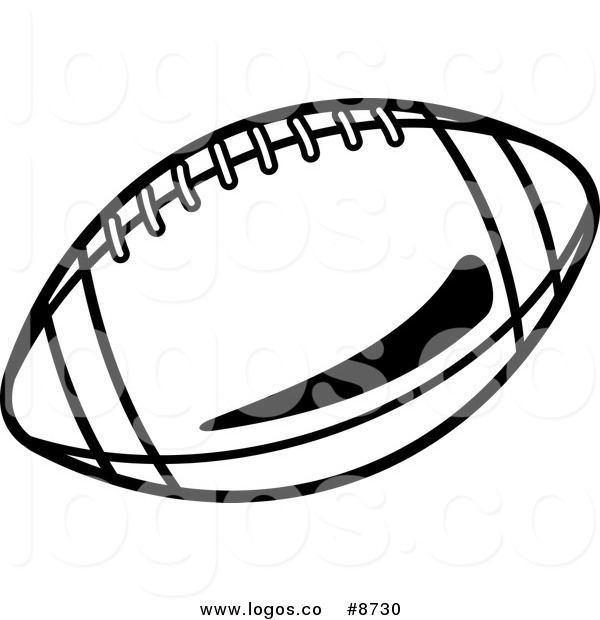600x620 Vector Clipart Football