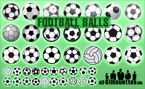 575x354 Football Balls Free Vector 4vector