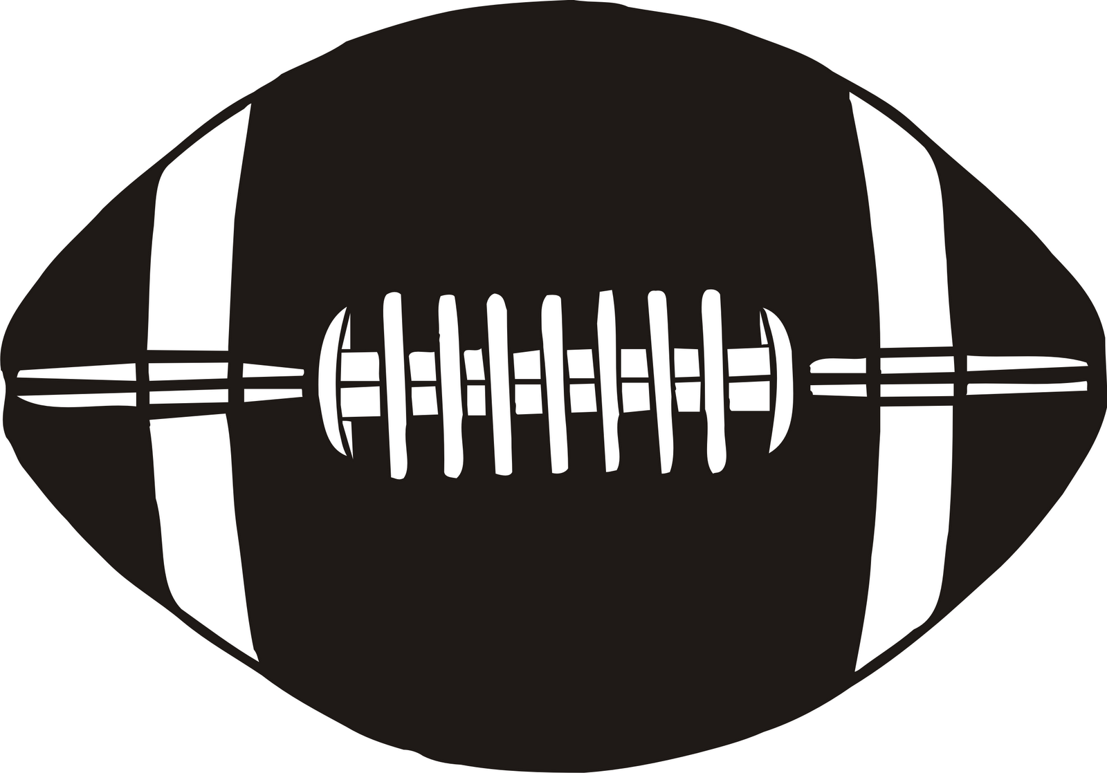 1600x1118 Collection Of Vector Football Clipart High Quality, Free