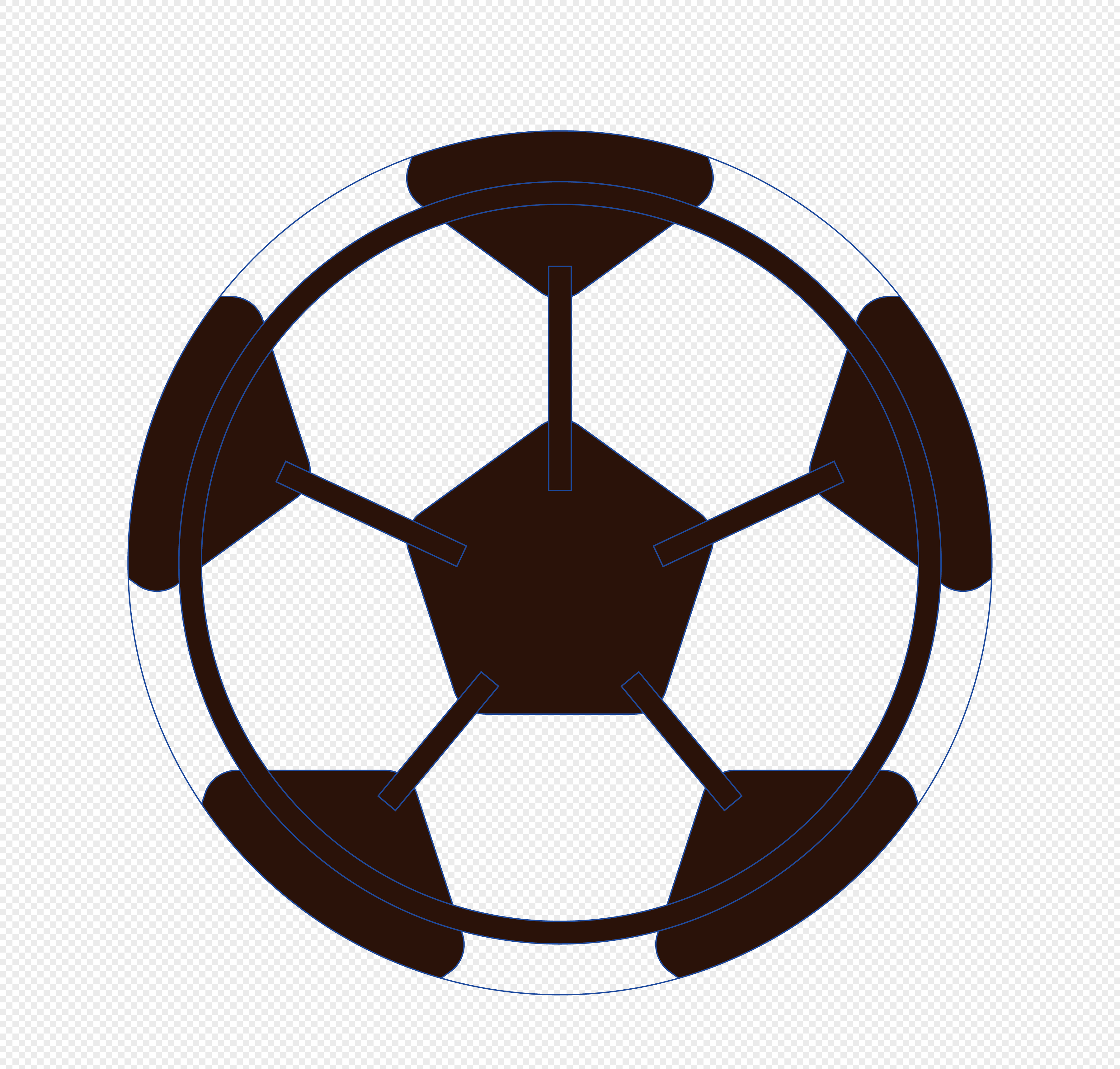 3598x3434 Creative Football Vector Material Png Image Picture Free Download