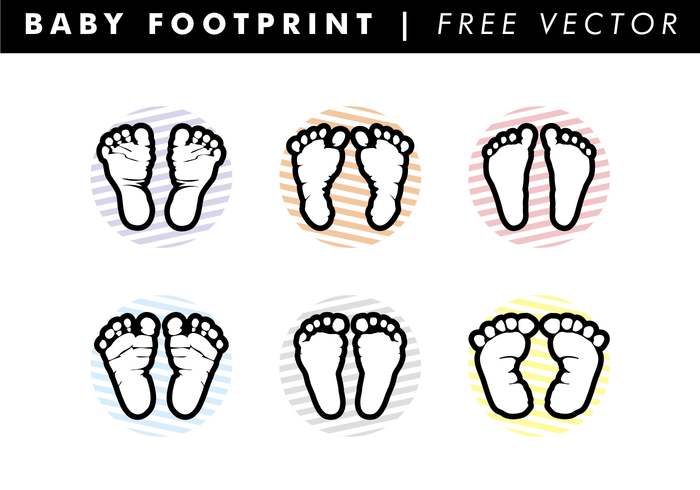 700x490 Baby Footprints Free Vector