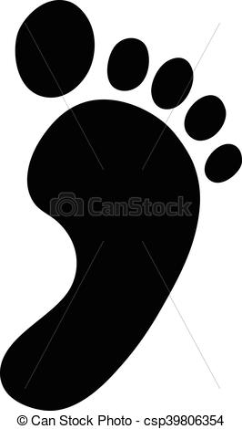 266x470 Footprint Vector Icon.