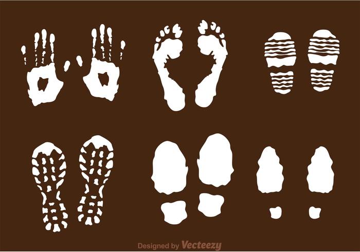 700x490 Handprint And Footprint Vectors