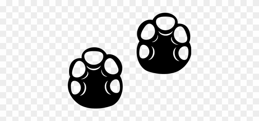 840x394 Hippopotamus Footprint Vector