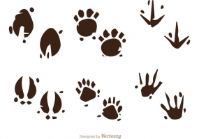 285x200 Animal Footprints Free Vector Graphic Art Free Download (Found