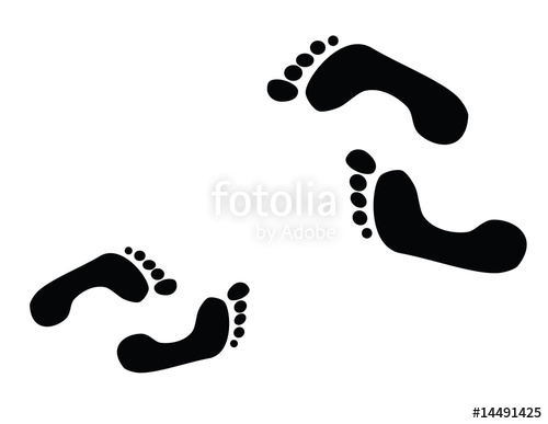 Footsteps Vector at GetDrawings | Free download