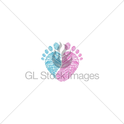 500x500 Baby Footsteps Vector Illustration Gl Stock Images