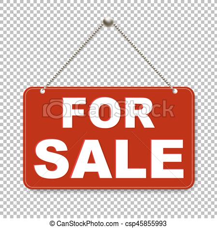 449x470 For Sale Sign With Transparent Background With Gradient Mesh