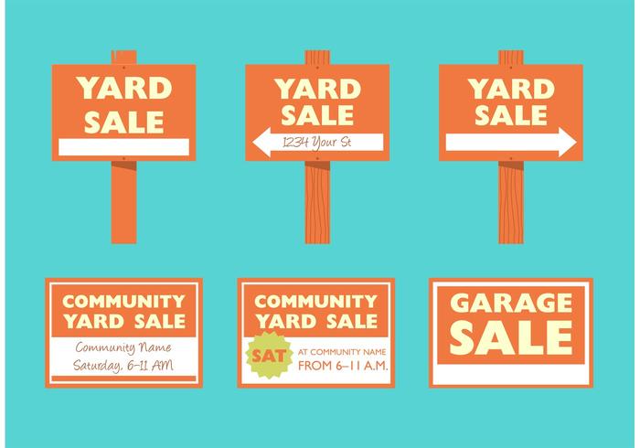 700x490 Yard Sale Signs