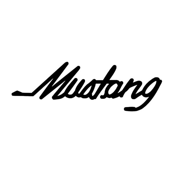 600x600 Mustang Logo Vector Group With Items