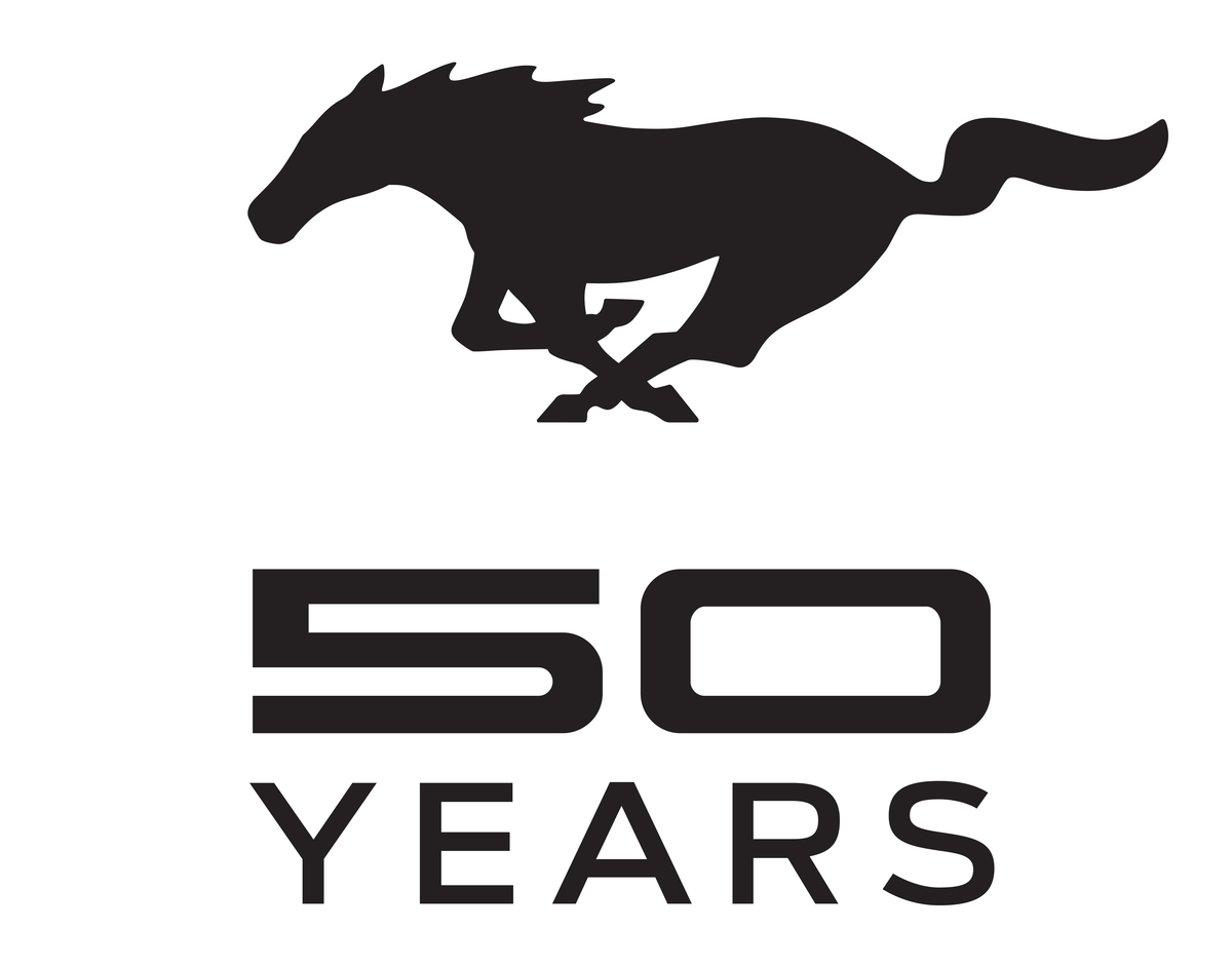 1200x942 Ford Mustang Celebrates 50 Years With New Logo