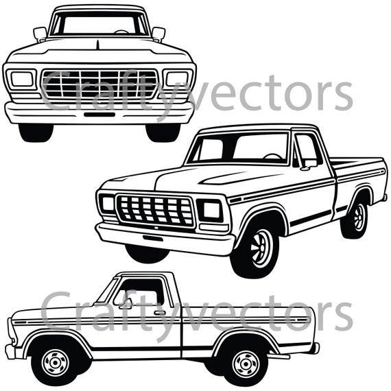 Ford Truck Vector at GetDrawings | Free download