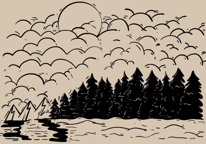 700x490 Forest Free Vector Art