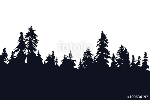500x334 Forest Silhouette Stock Image And Royalty Free Vector Files On